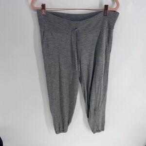 COS. gray spacedye wool jogger sweatpant elastic waist womens xs